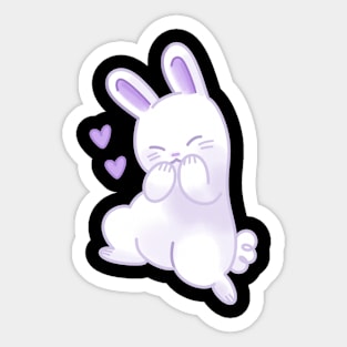 bunny coffee Sticker